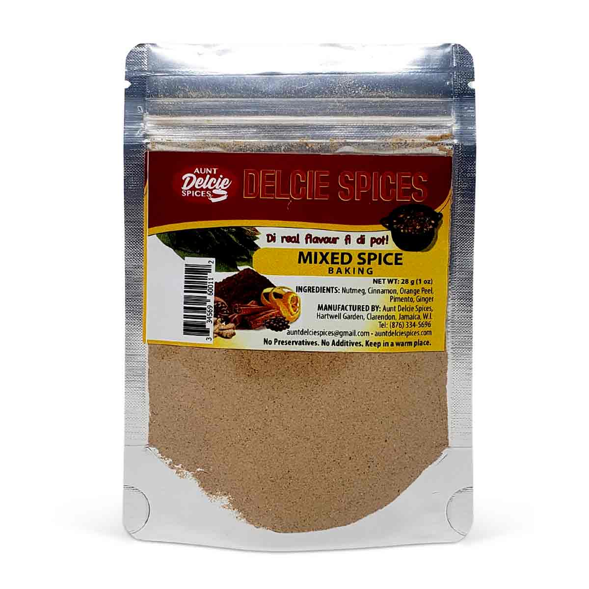 Aunt Delcie Mixed Spice Baking, 1oz